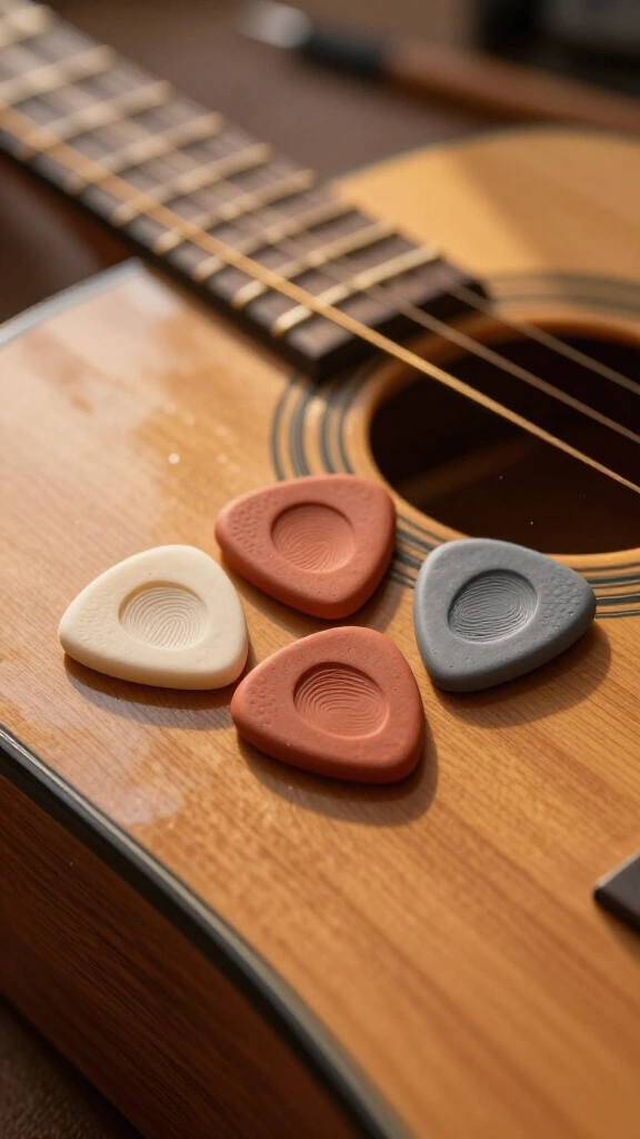 Clay Fingerprint Guitar Pick