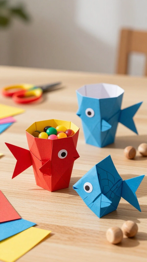 One Fish Two Fish Origami Cups