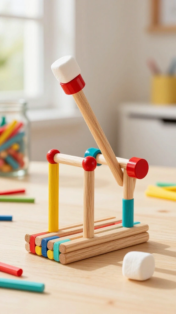 Butter Battle Wooden Craft Catapult
