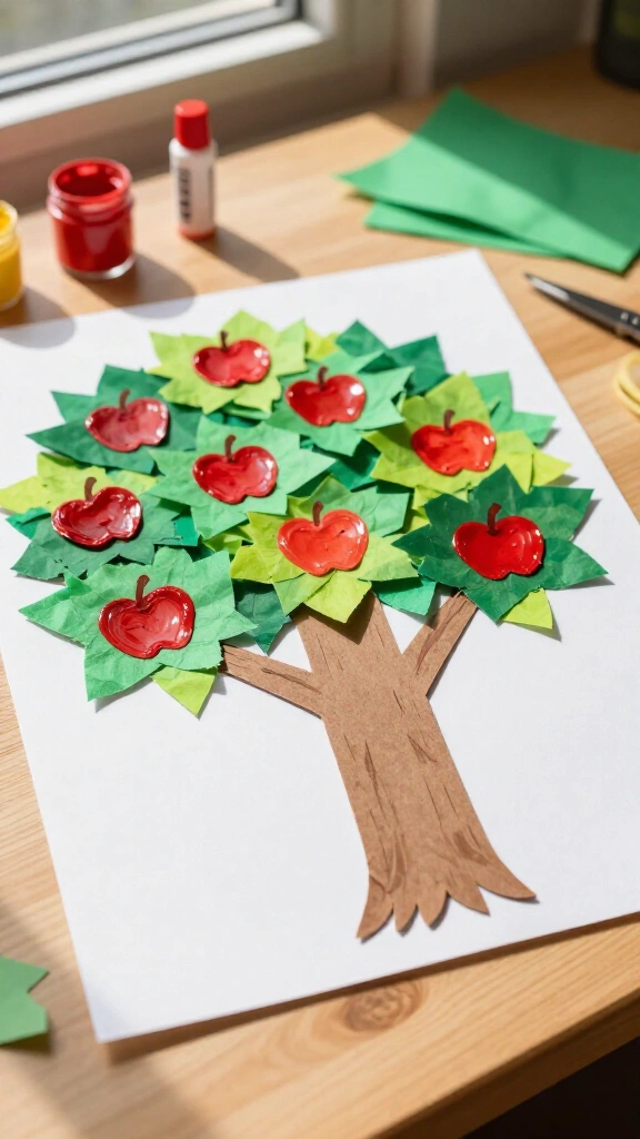 Handprint Apple Tree Keepsakes