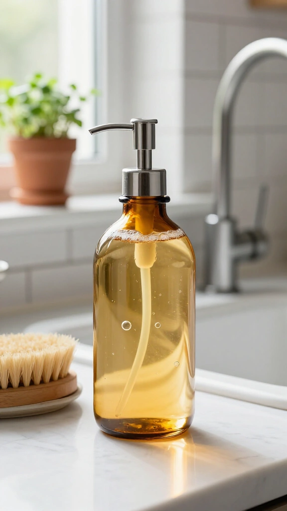 Upcycled Kitchen Dish Soap Dispenser