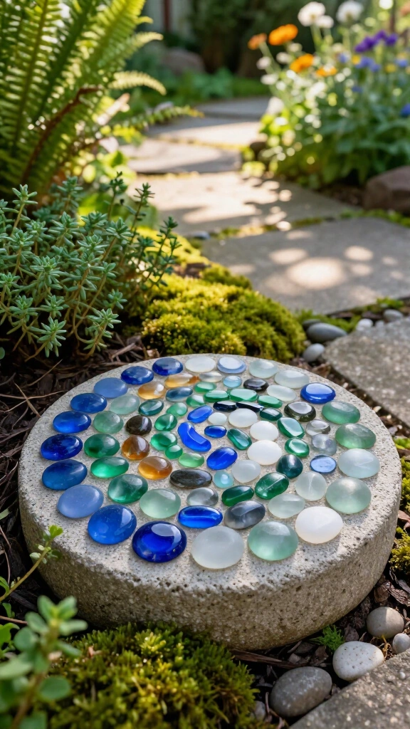 Tumbled Mosaic Stepping Stones
