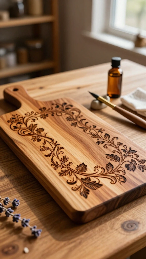 Wood-Burned Cutting Board