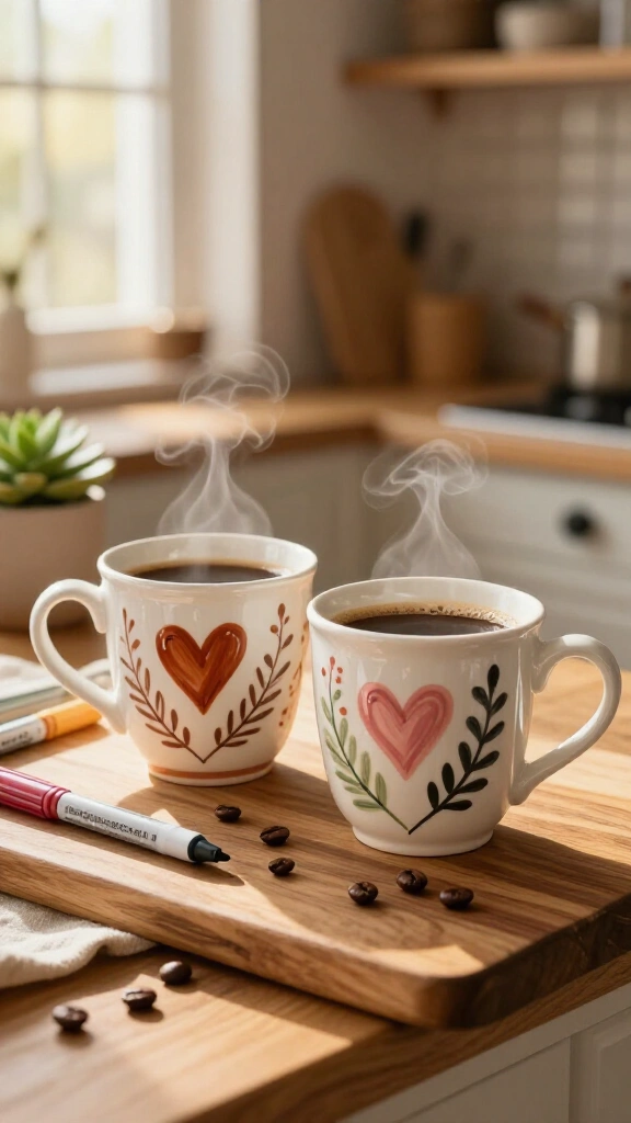 Oven-Baked Sharpie Love Mugs