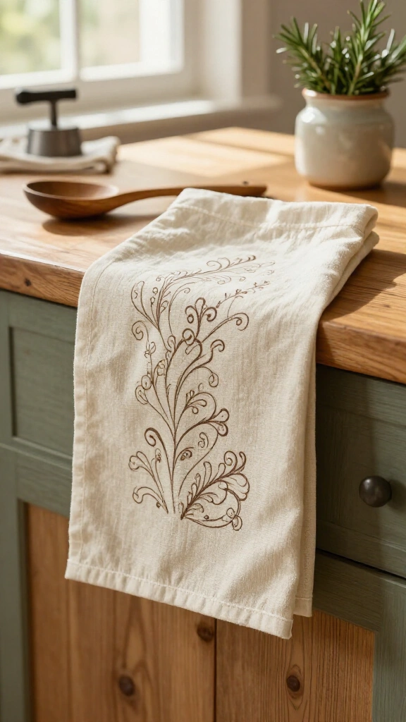 Handwritten Family Recipe Keepsake Towel