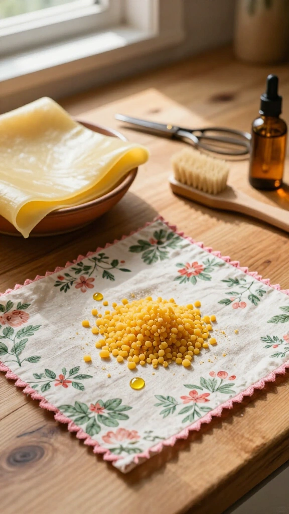 Homemade Beeswax Food Wraps
