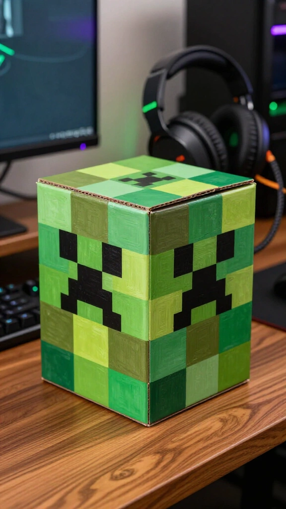 Cardboard Creeper storage box
