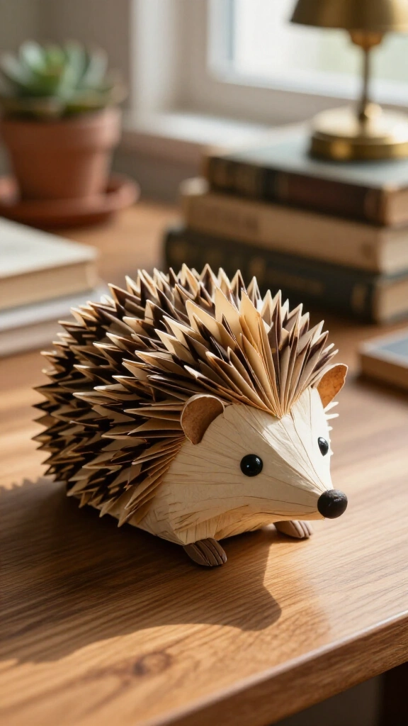 Folded Book Hedgehog