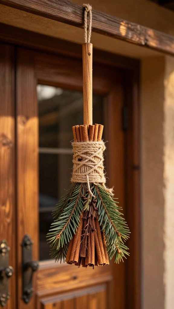Cinnamon Broom Protection Besom