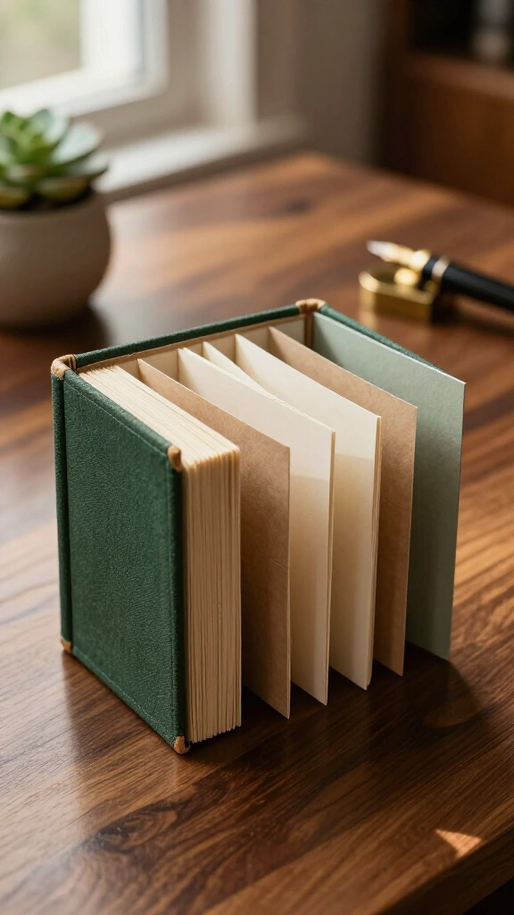 Hardcover Business Card Display