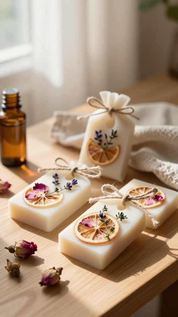 Botanical wax sachet tablets