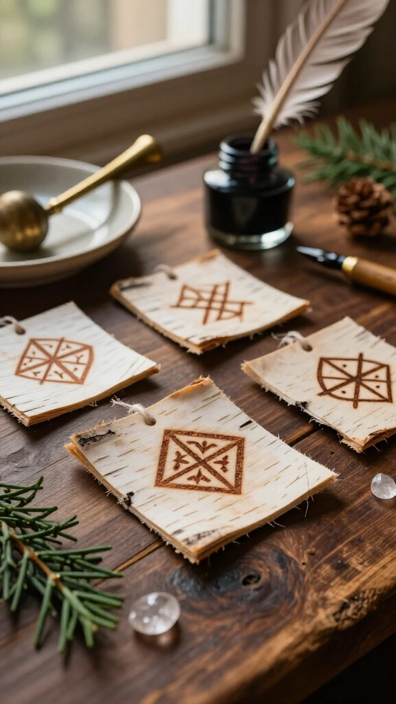 Birch Bark Sigil Talismans