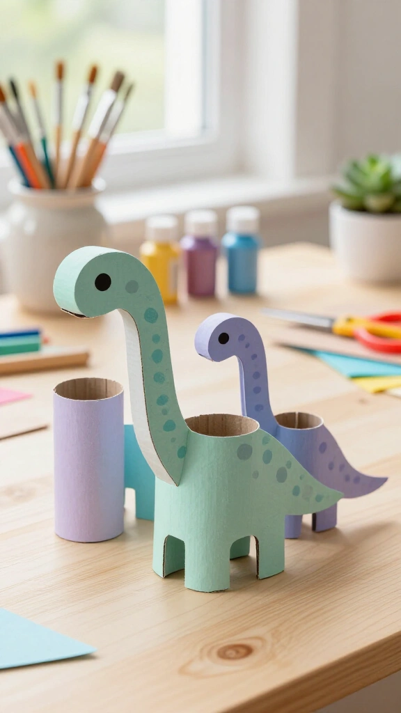Toilet Paper Roll Diplodocus