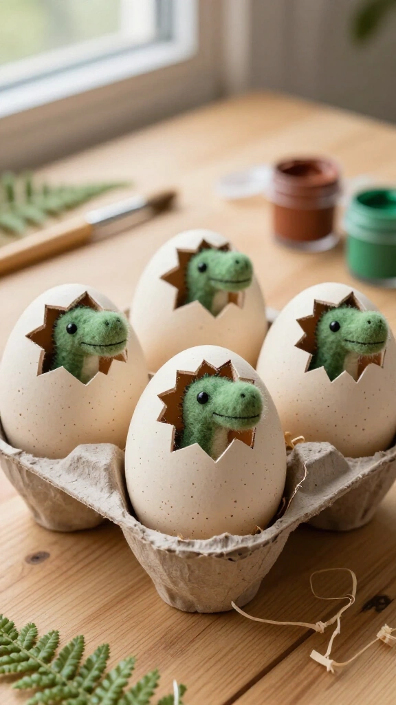 Egg Carton Hatching Dinosaur Eggs