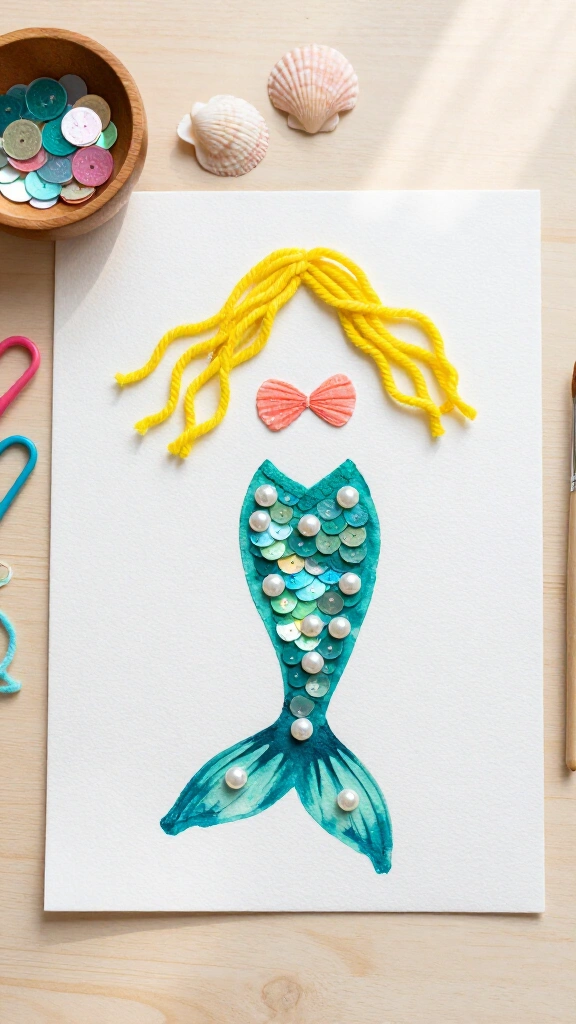Magical Handprint Mermaid