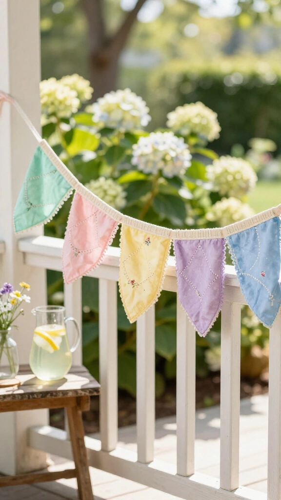 DIY Hankie Bunting &amp; Garland