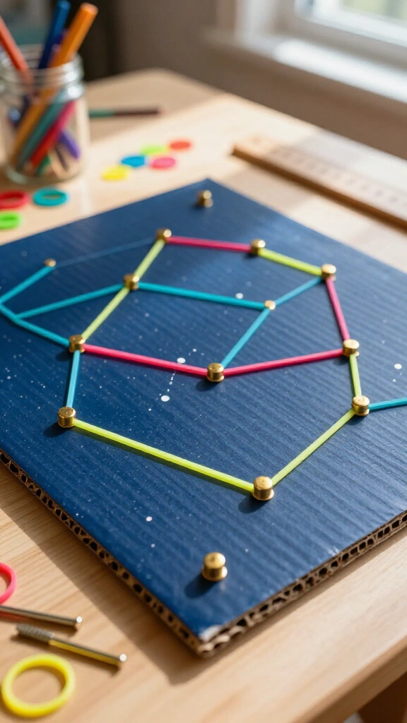 DIY Constellation Geoboards