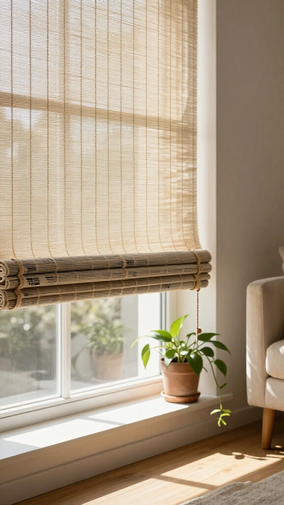 Eco-friendly paper reed window blinds