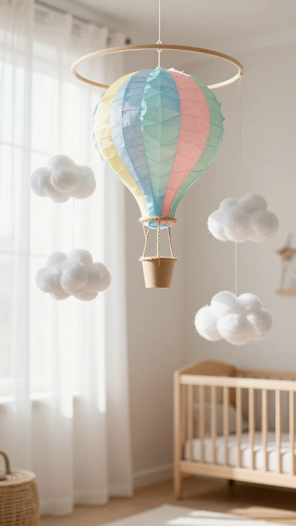 Hot air balloon mobiles