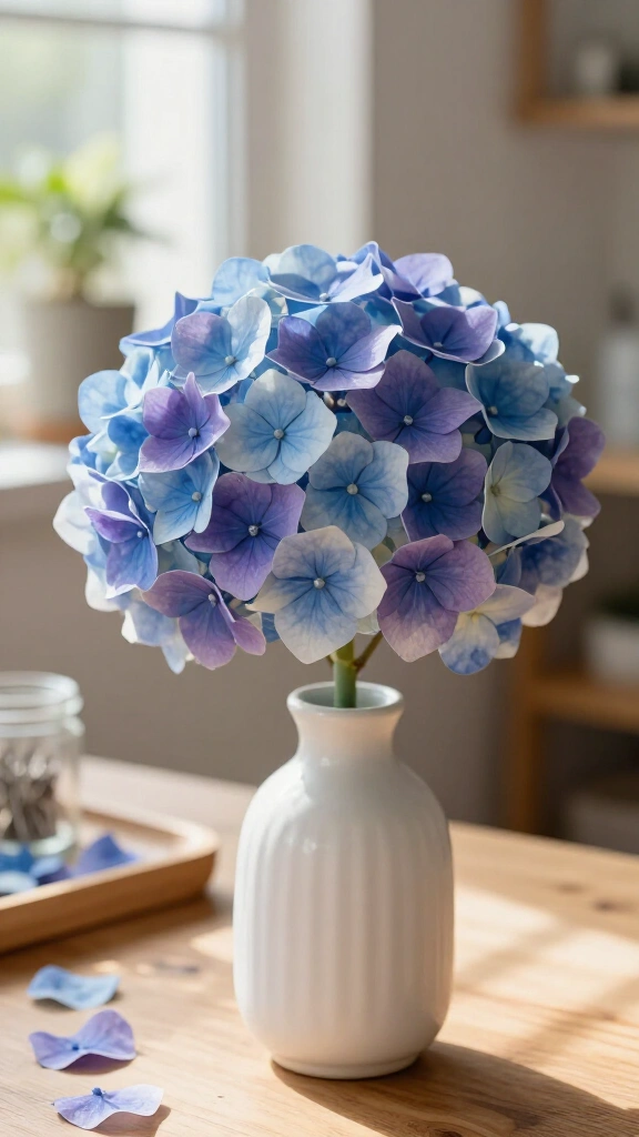 Hydrangea flower balls