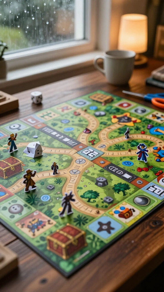 Roll-and-Move Fantasy Board Games