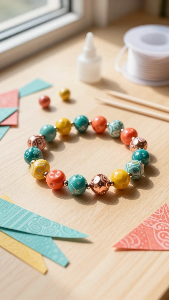 Modular Paper Beads for Handmade Jewelry