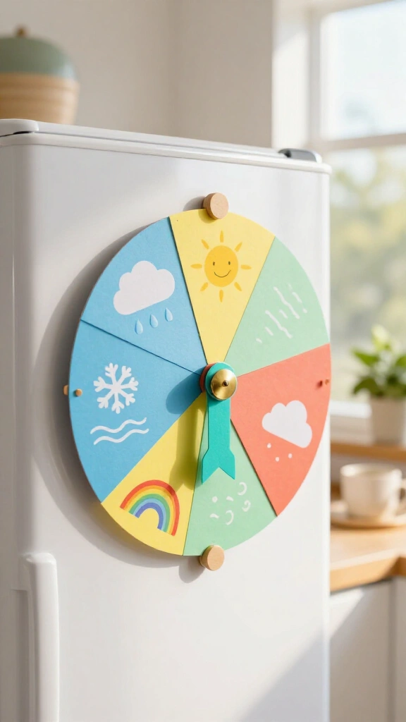 Interactive Daily Weather Wheel
