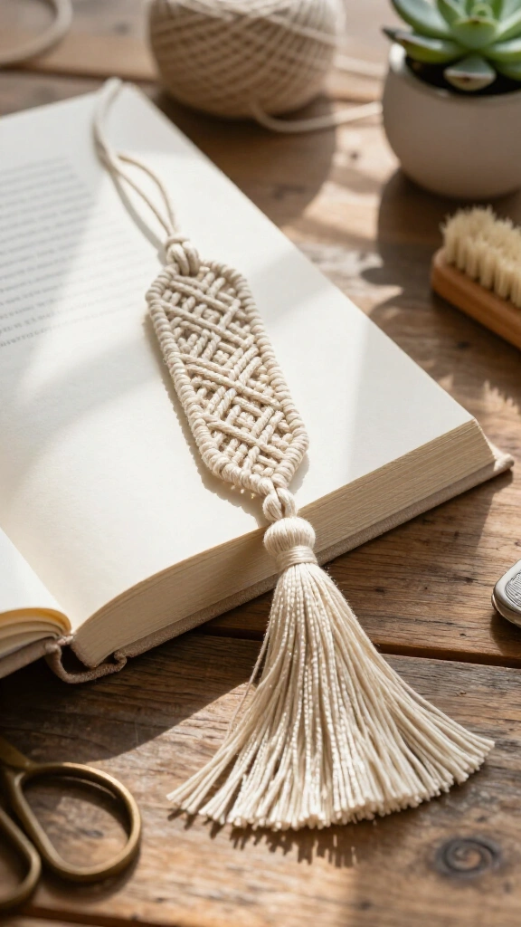 Boho Macrame Tassel Marker