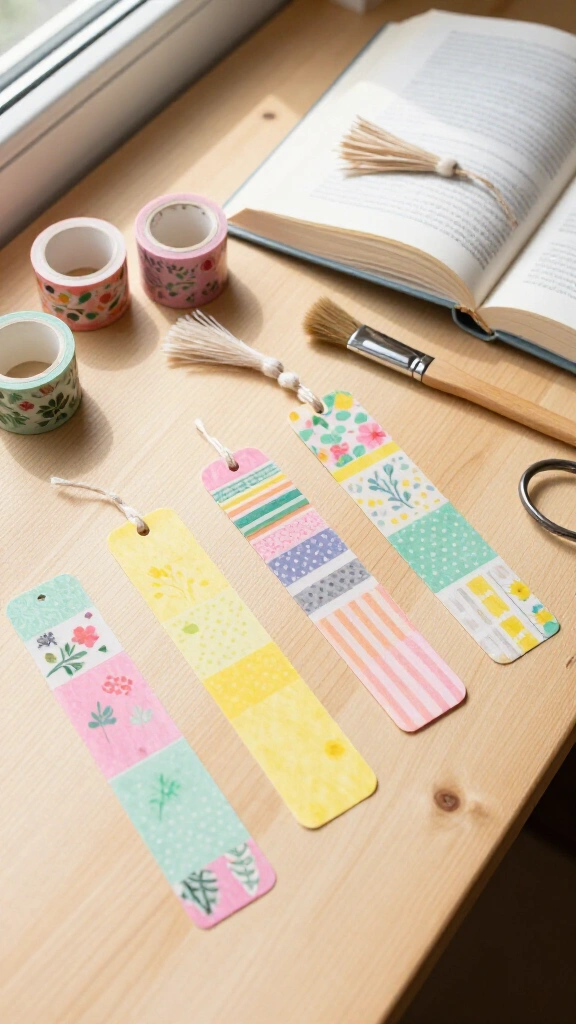 Washi Tape Wooden Craft Sticks