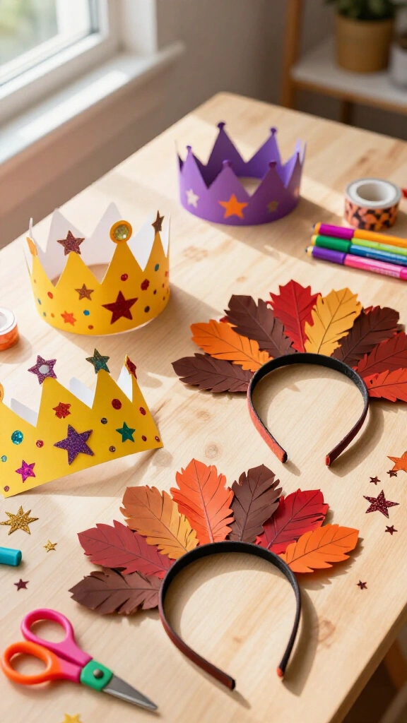 Wearable Party Crowns and Holiday Headbands