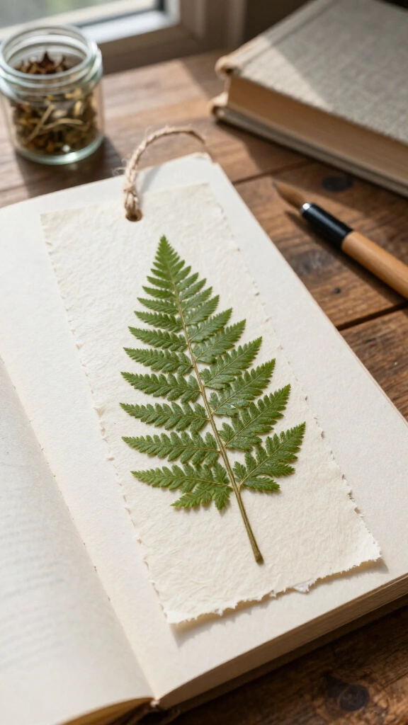 Pressed Botanical Fern Strip