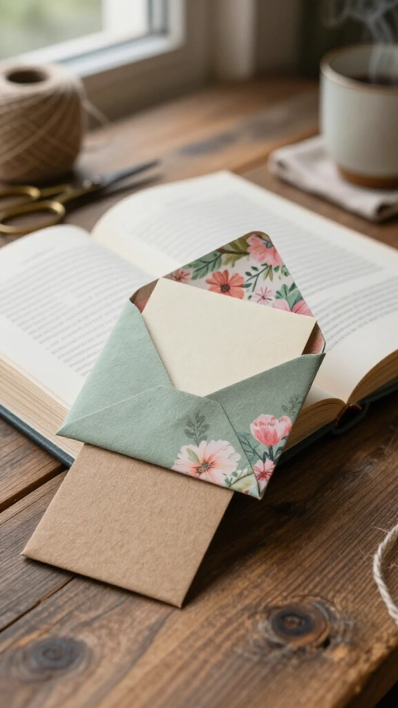 Mini Envelope Secret Notes Page Marker