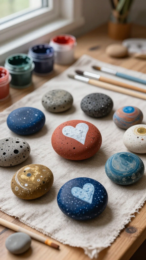 Rock-Painted Asteroids and Dwarf Planets