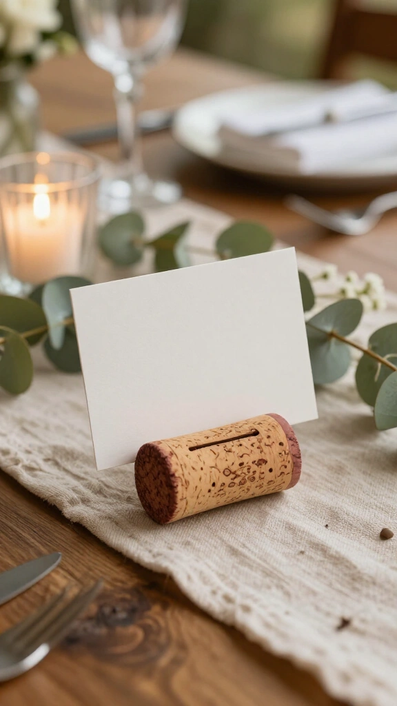 Slotted Wedding Place Card Holders