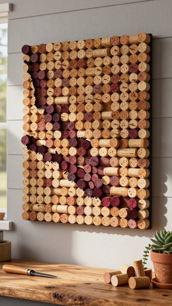 Custom Corkboard State Silhouette