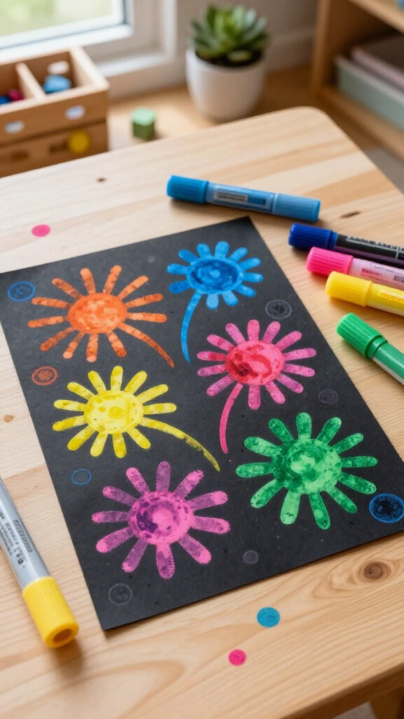 Washable Dot Marker Fireworks