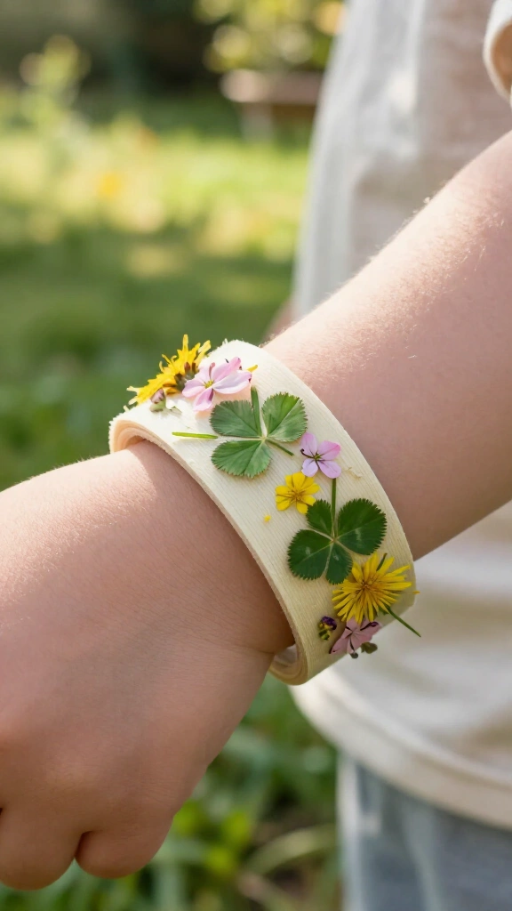Sticky Nature Leaf Bracelet
