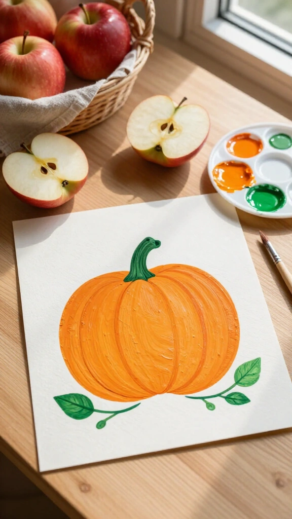 Apple Stamp Pumpkin Patch