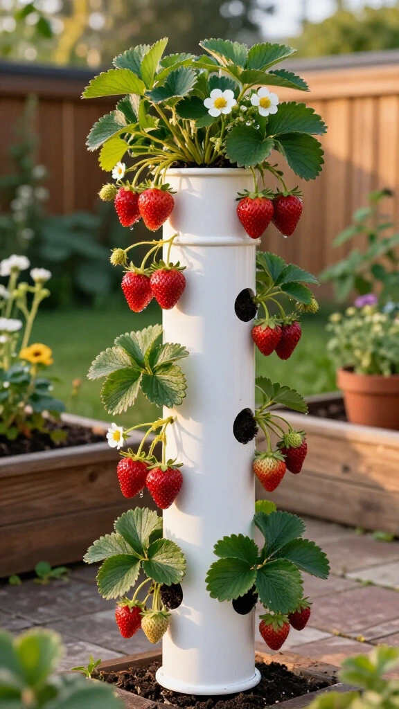 Vertical Garden Strawberry Planter