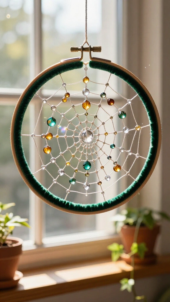Beaded Embroidery Hoops