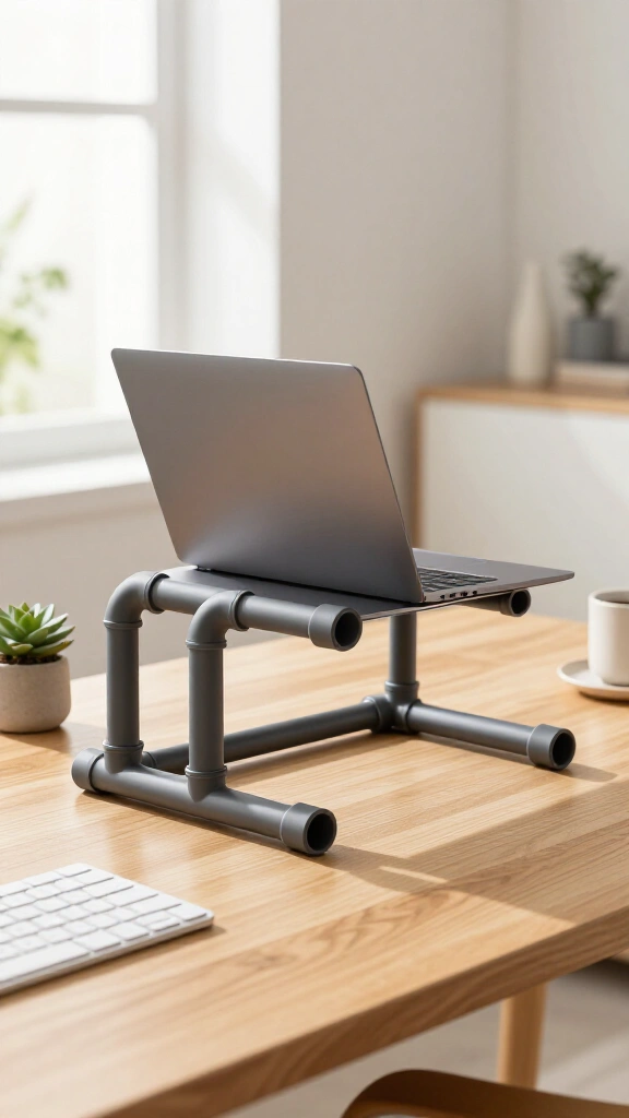 Sleek Ergonomic Laptop Stand