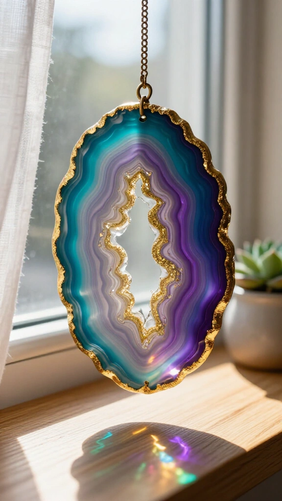 Epoxy Resin Agate Slices
