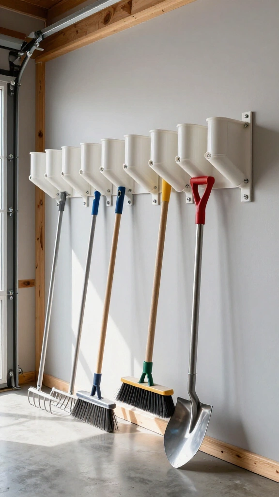 Heavy-Duty Garage Tool Rack