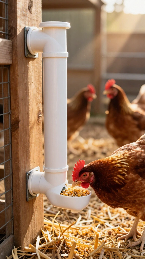 No-Waste Automatic Chicken Feeder