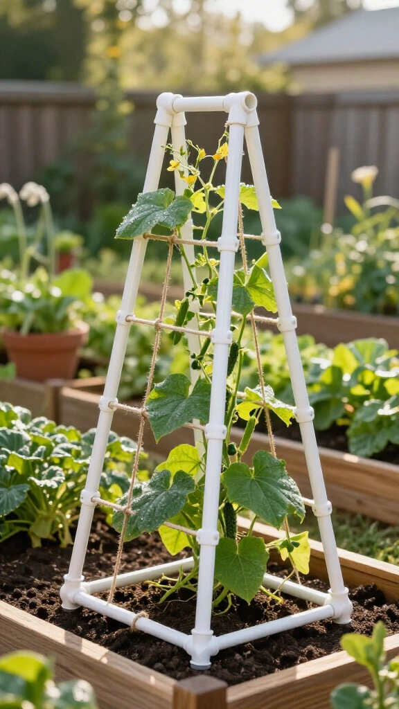 Sturdy A-Frame Garden Trellis