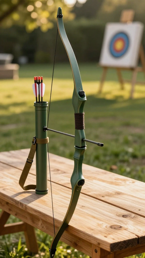Lightweight Archery Bow and Quiver