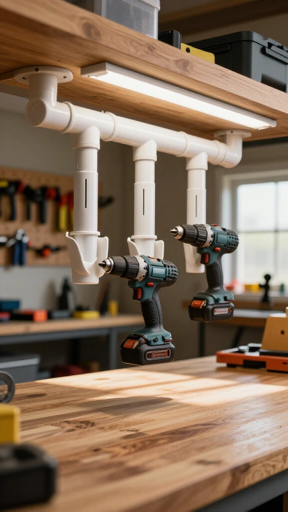 Space-Saving Hanging Tool Holster