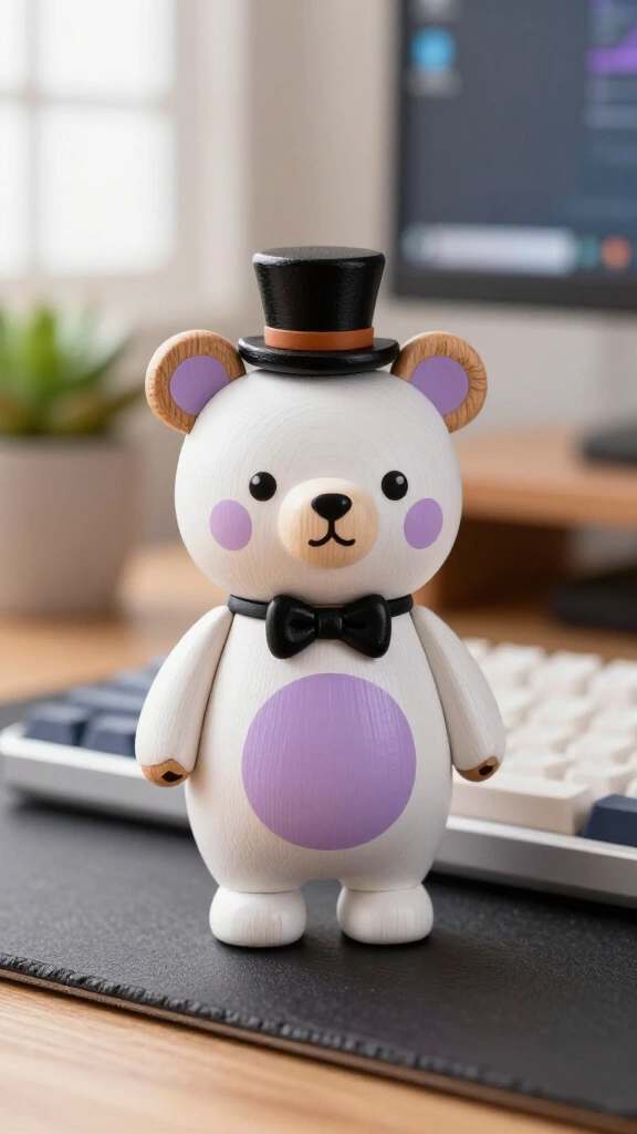 Helpy Pocket-Sized Wooden Figurine