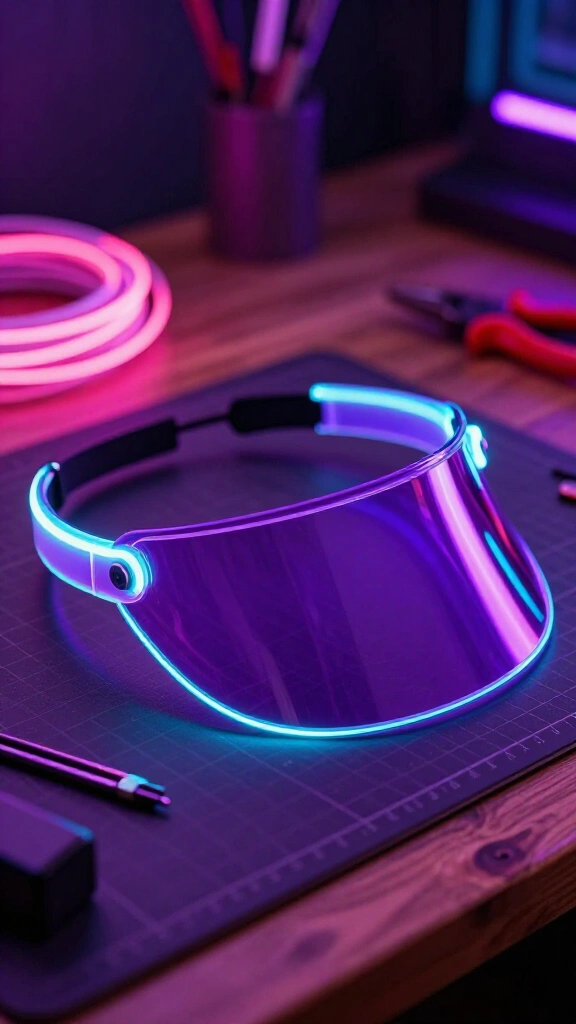 Roxanne Wolf Glamrock Neon Visor
