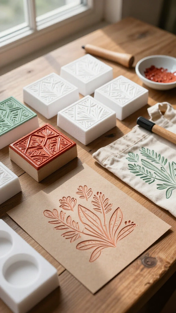 Hand-Carved Block Stamps